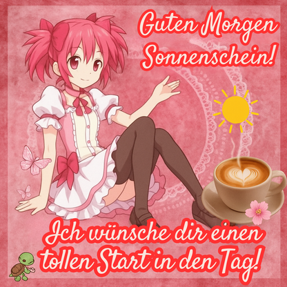 🇩🇪German | Guten-Morgen-Tasse im Anime-Stil - Dein Sonnenschein für jeden Tag