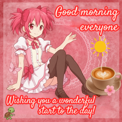 🇺🇸English | Good Morning Anime Mug – Your Sunshine for Every Day