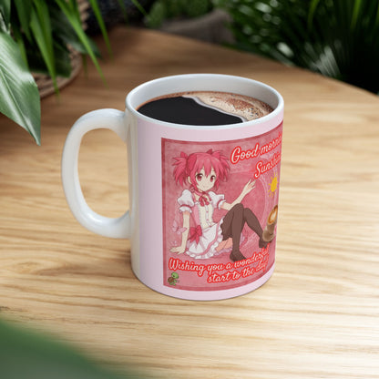 🇺🇸English | Good Morning Anime Mug – Your Sunshine for Every Day